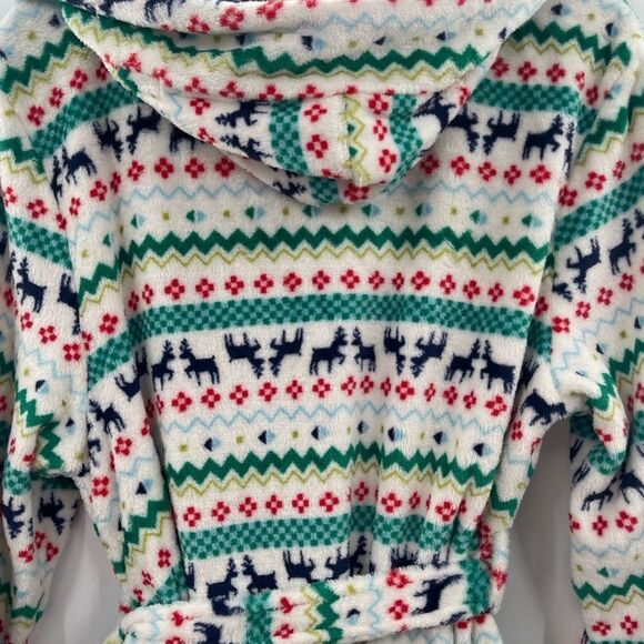 3For$20  Cat & Jack Holiday Bathrobe Reindeers Size XL 16-18 kids - Picture 3 of 5
